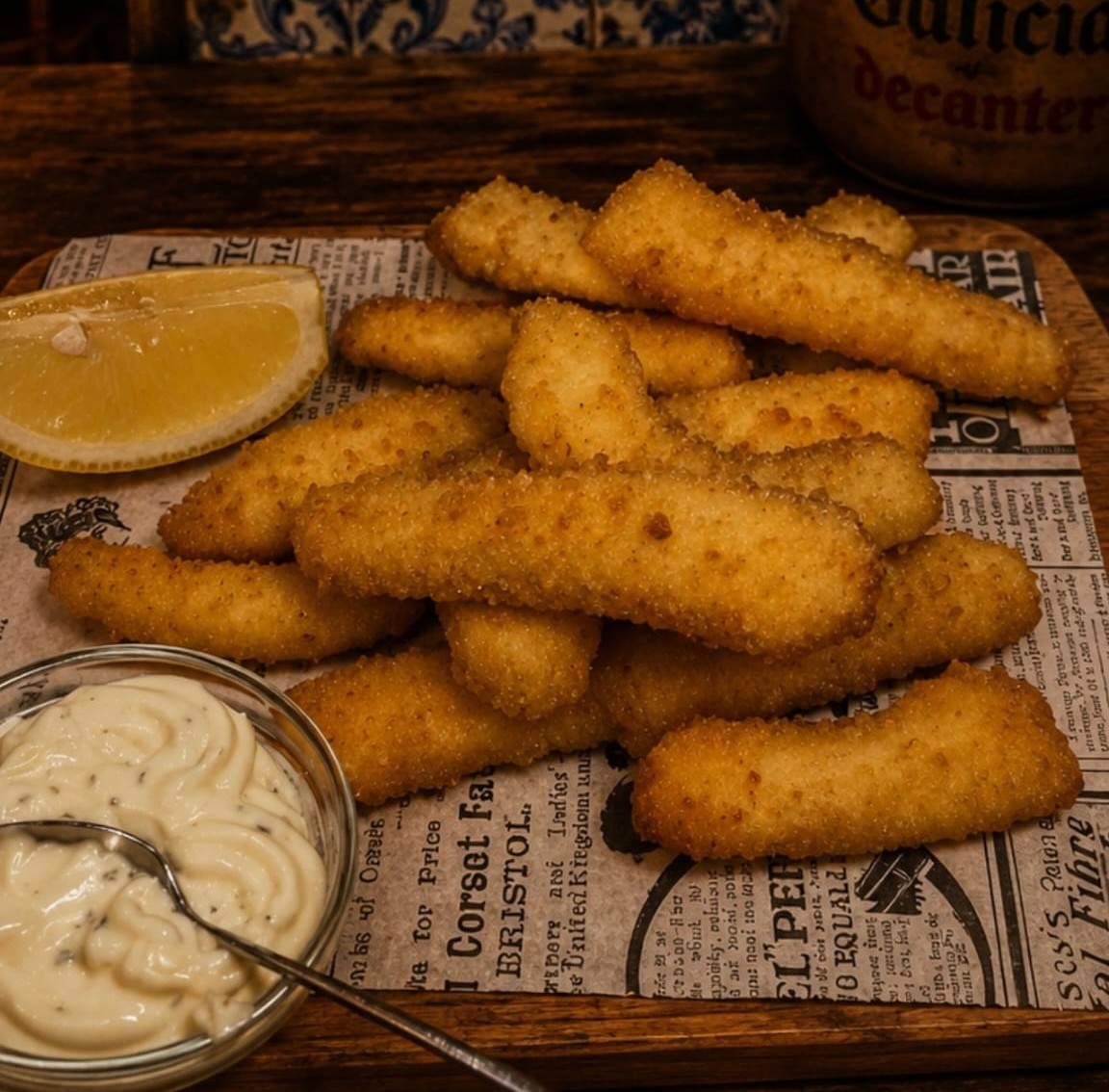 Tiras de Pota Panada